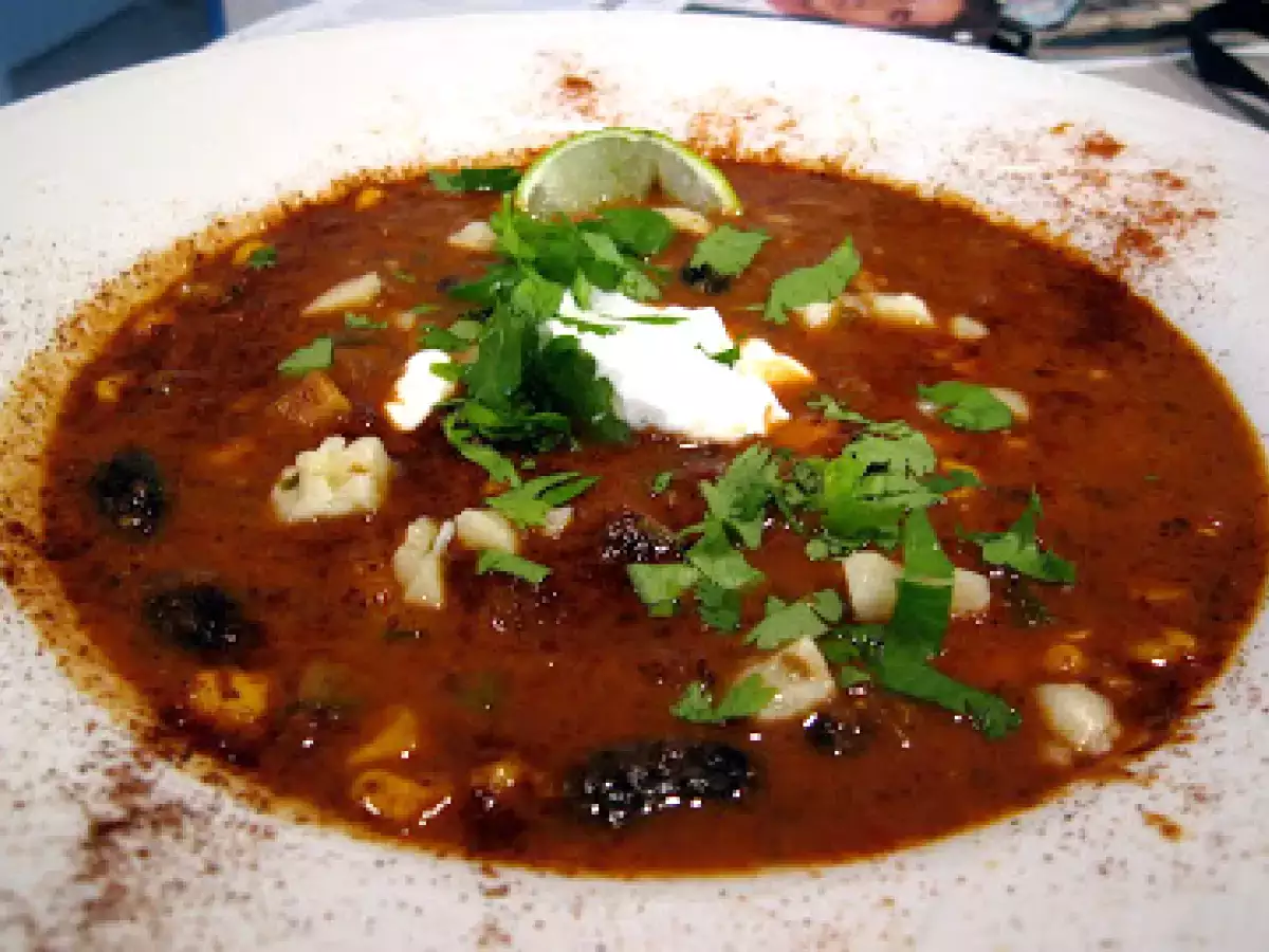 Cooking To Combat Cancer III: Ancho Spiked Scarlet Runner Bean Soup With Vegetables - photo 2