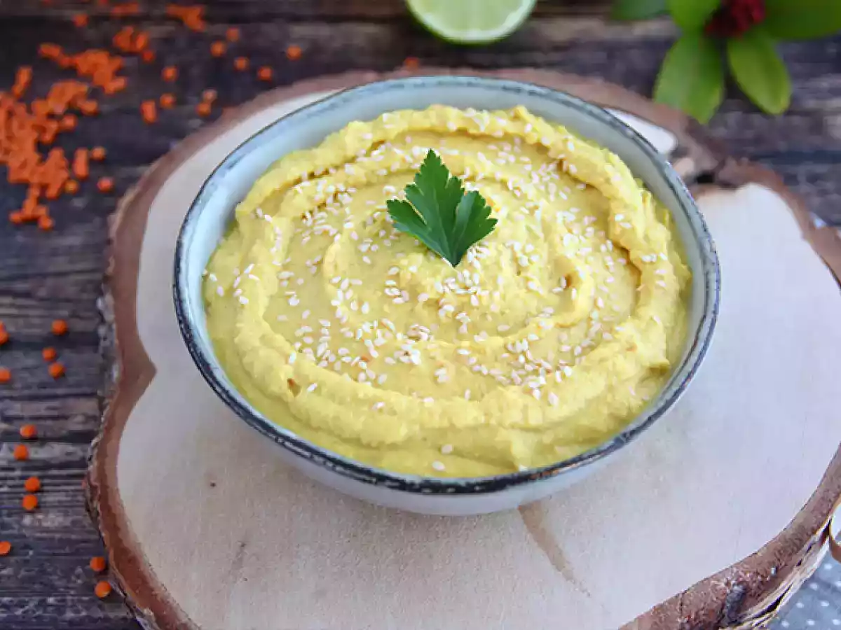 Coral lentil dip - photo 2