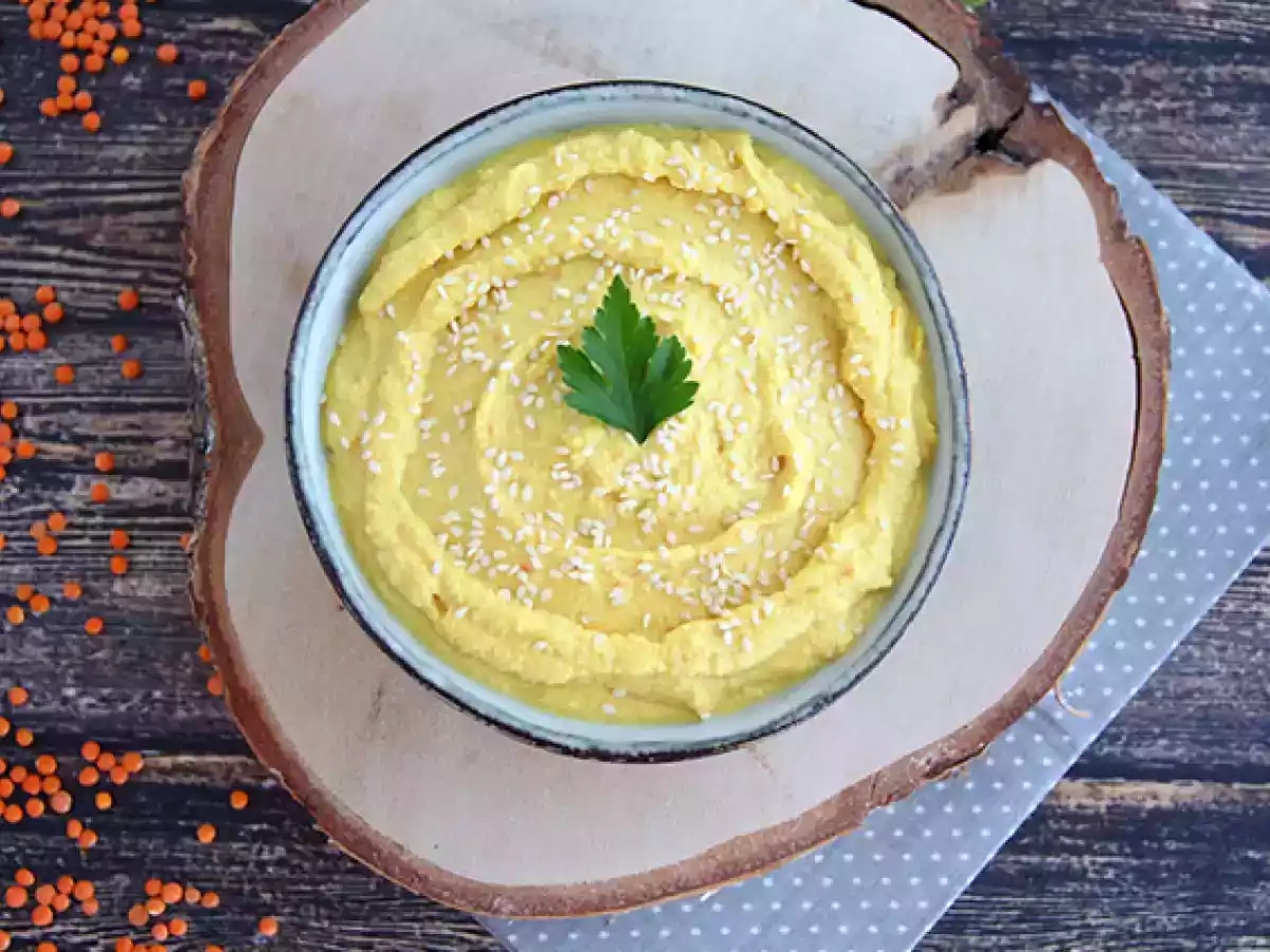Coral lentil dip - photo 4