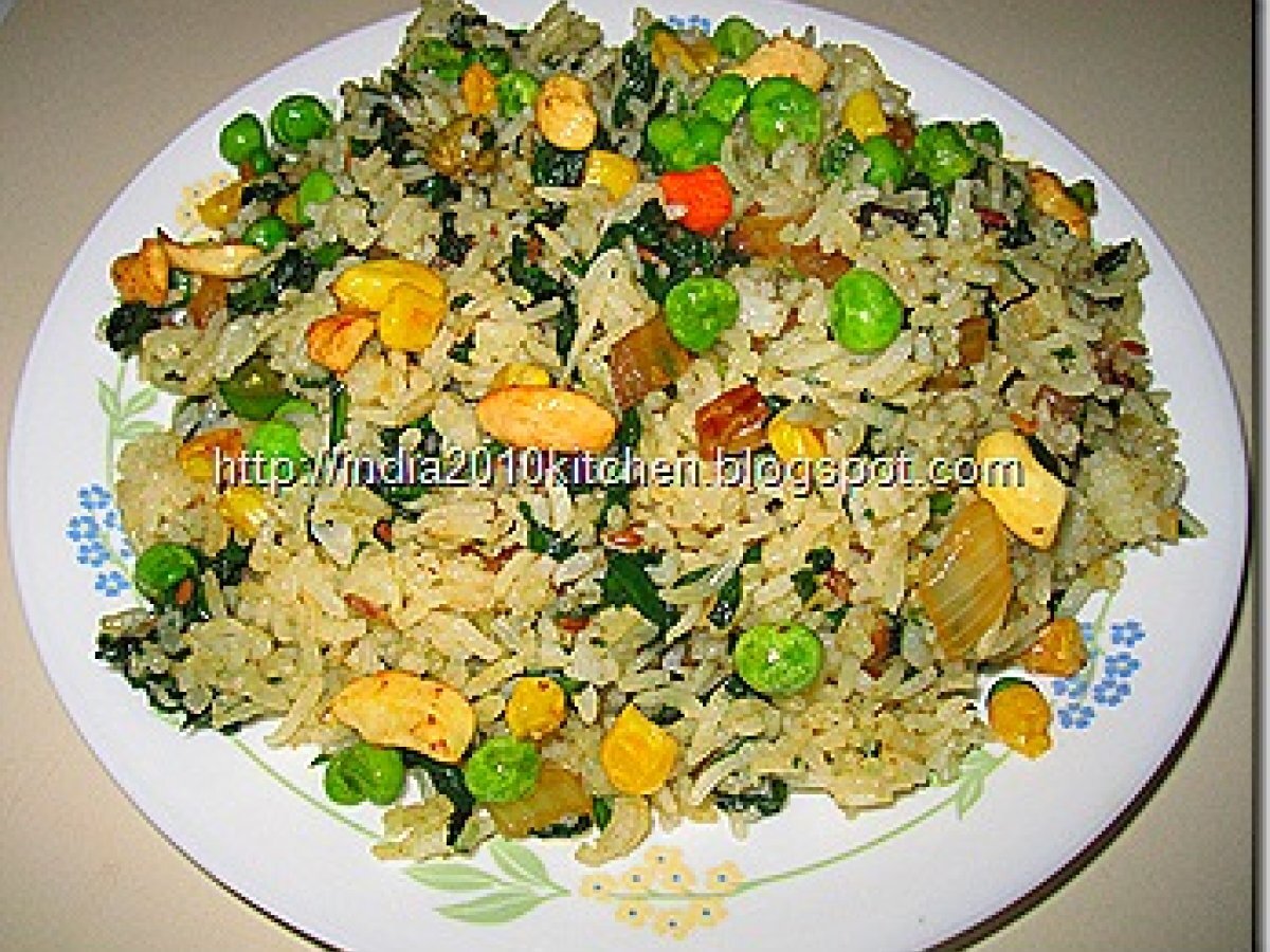 CORN AND PALAK RICE/PULAO - photo 2