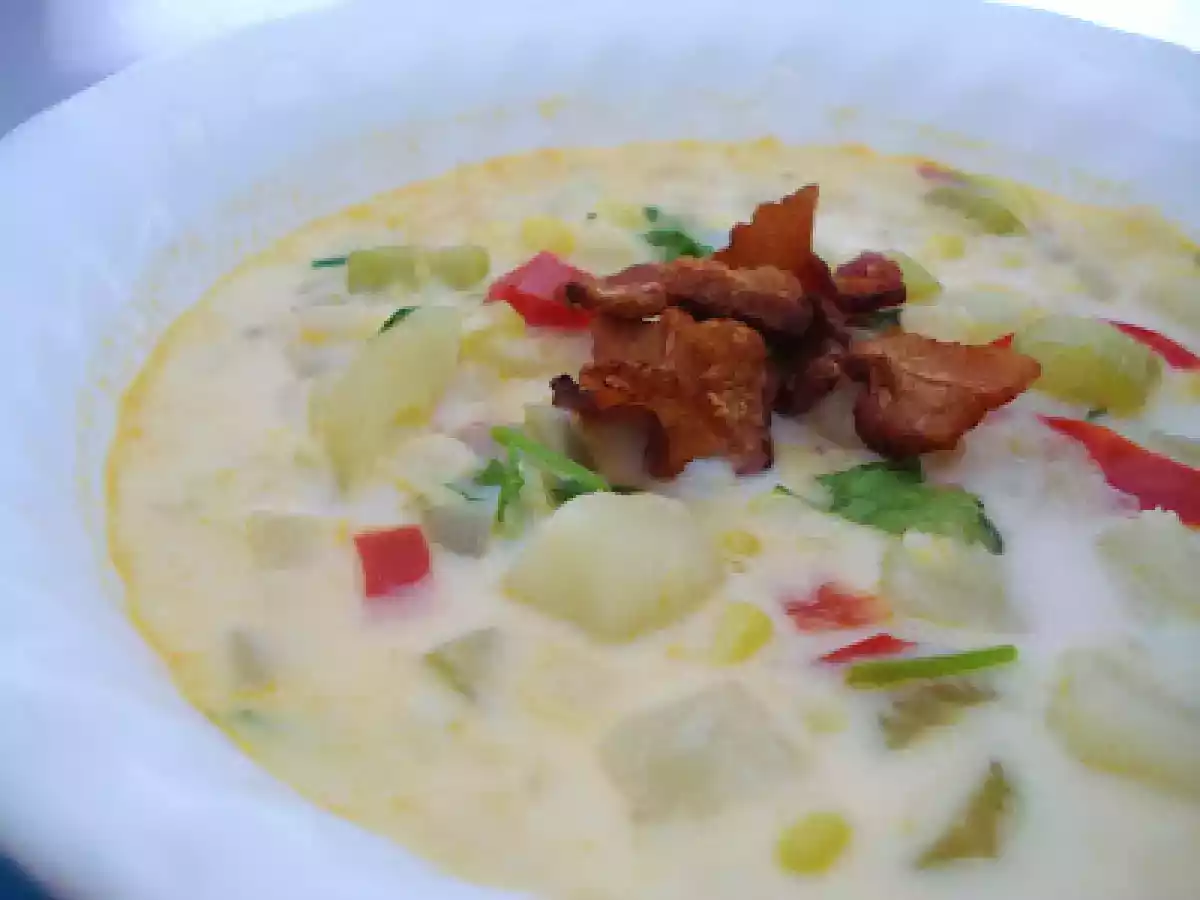 Corn bacon chowder