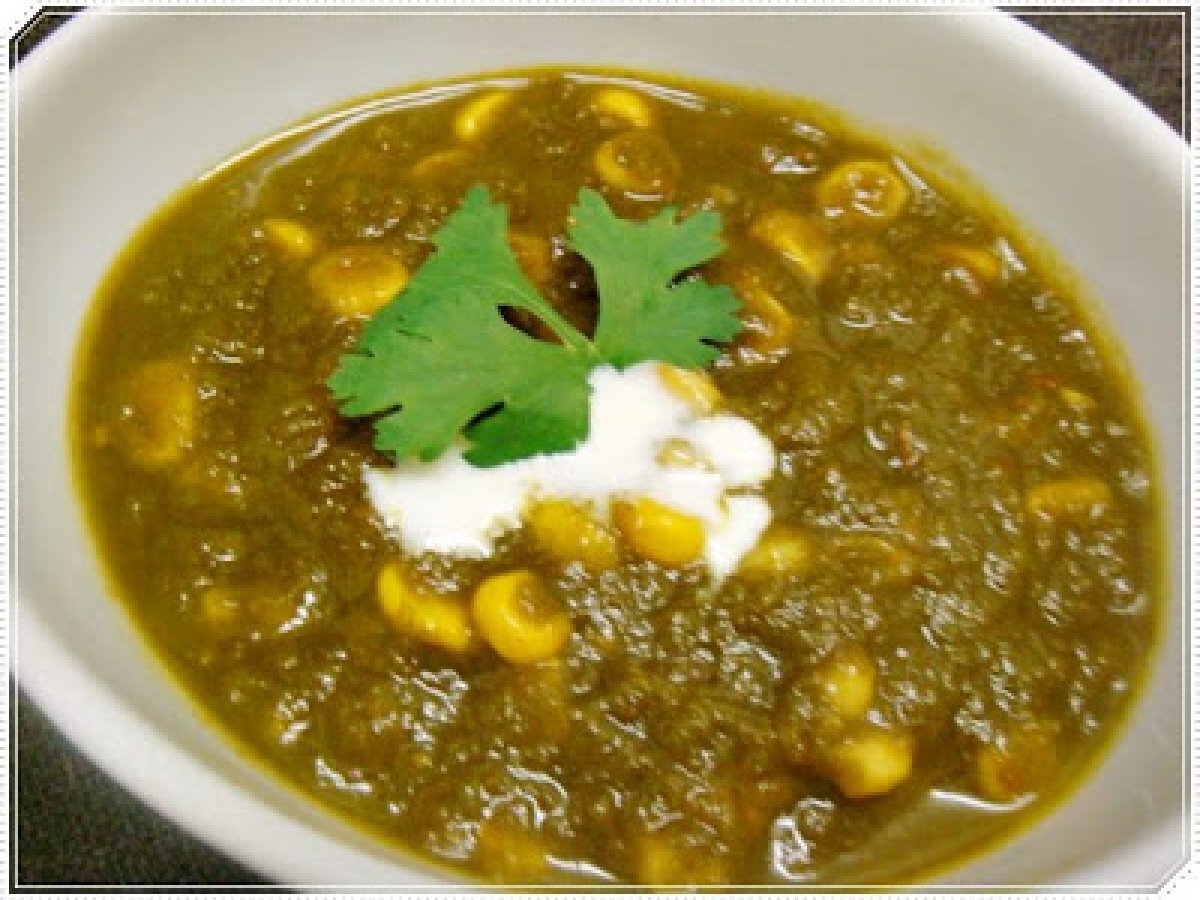 Corn Palak (Sweet Corn with Spinach) - photo 2