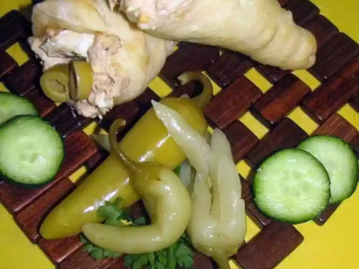 Cornets salés farcies au fruits de mer (Seafood stuffed cones)