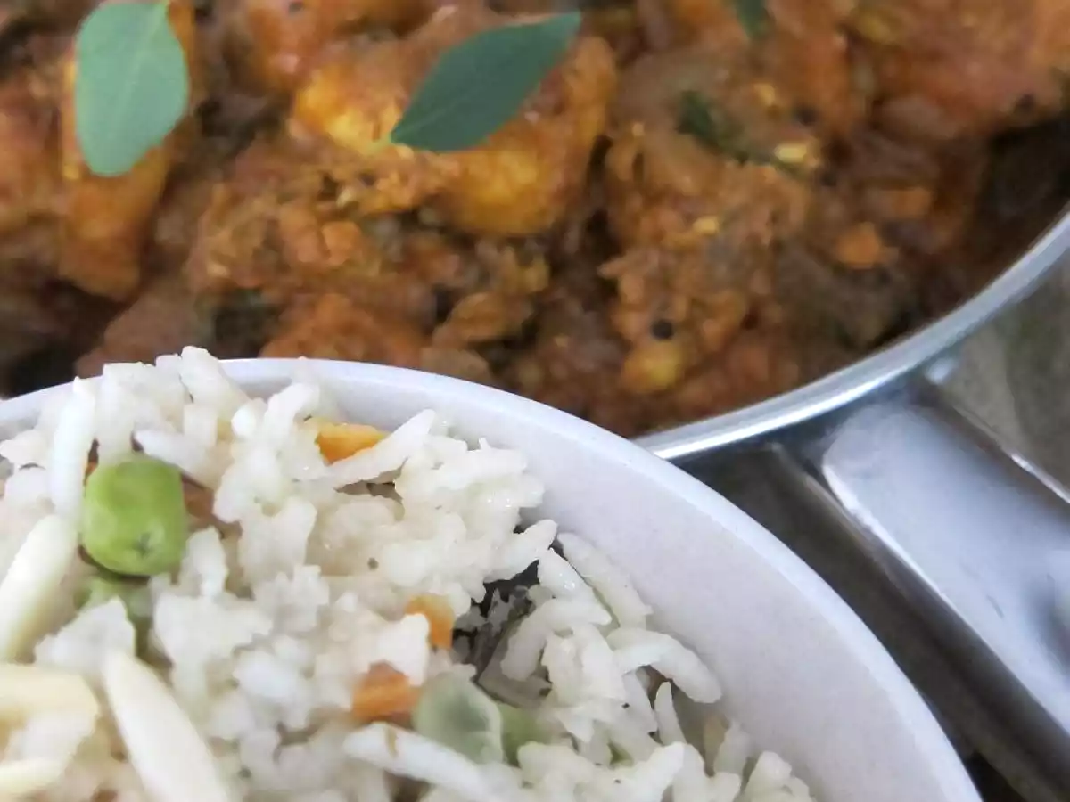 Cornish Hens Cooked Indian-Kerala Style