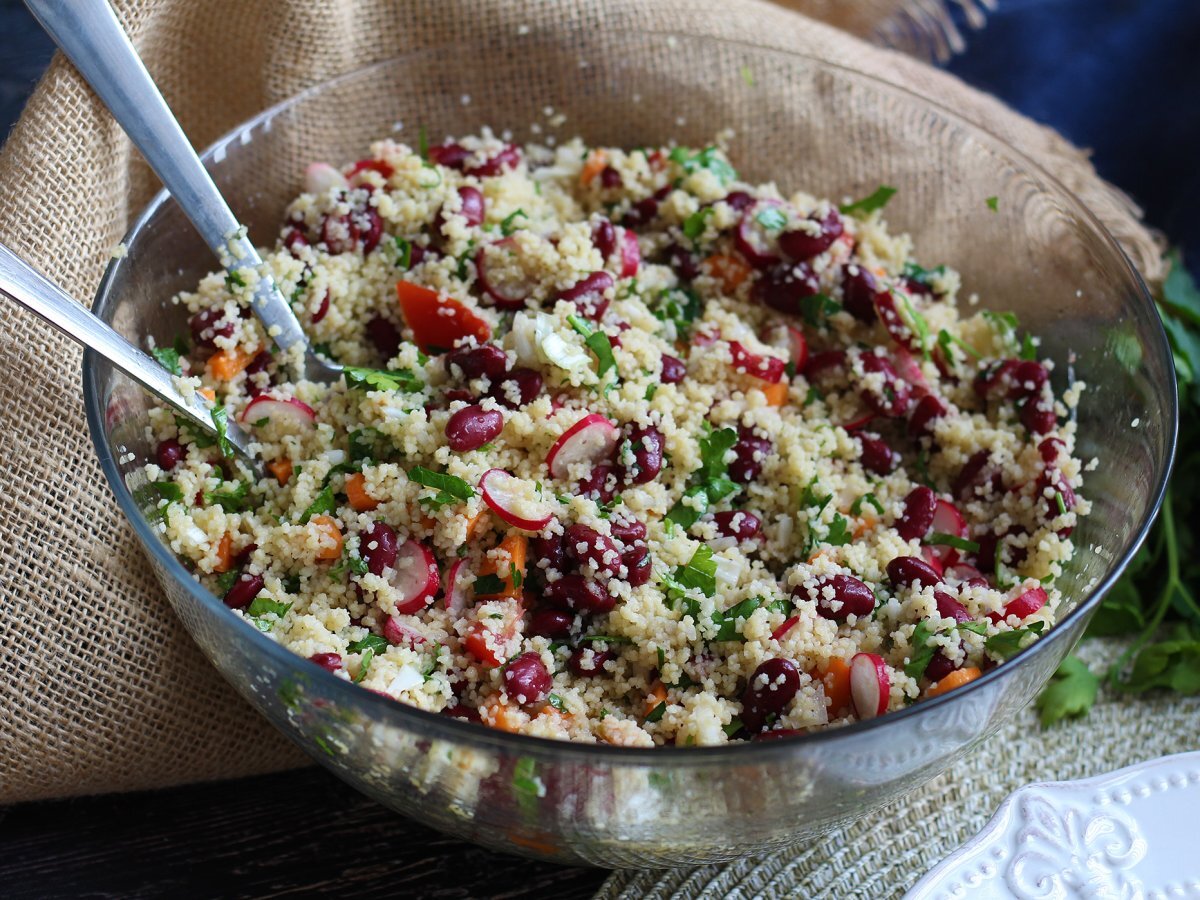 Couscous salad for a simple, healthy and colorful starter! - photo 3