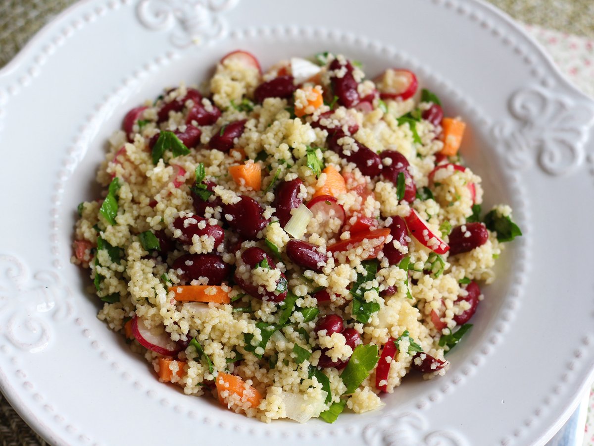 Couscous salad for a simple, healthy and colorful starter! - photo 4