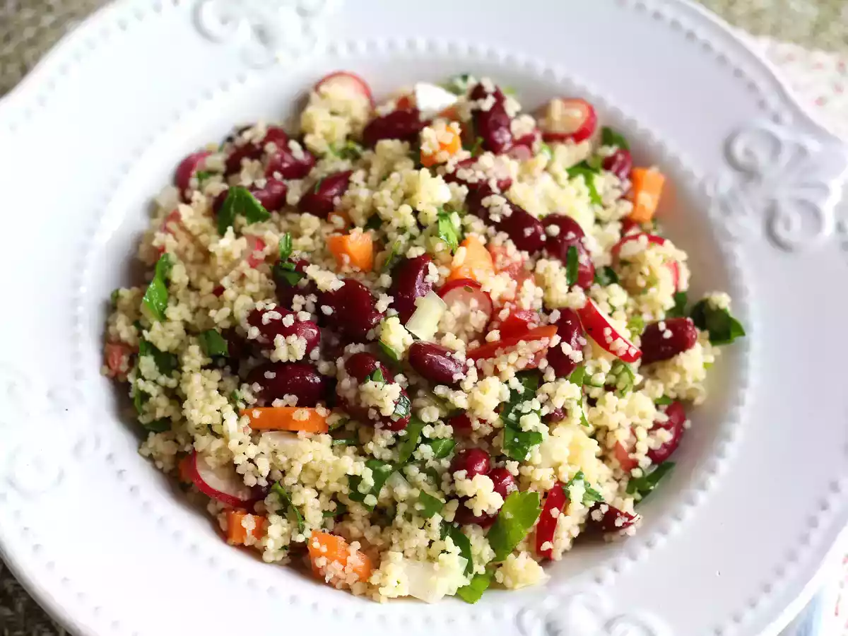 Couscous salad for a simple, healthy and colorful starter! - photo 4