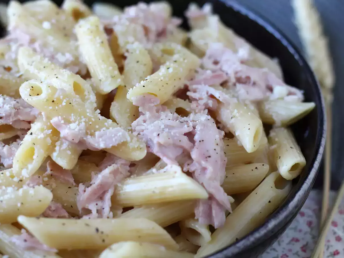 Cream and ham pasta: creamy, quick and irresistible! - photo 4