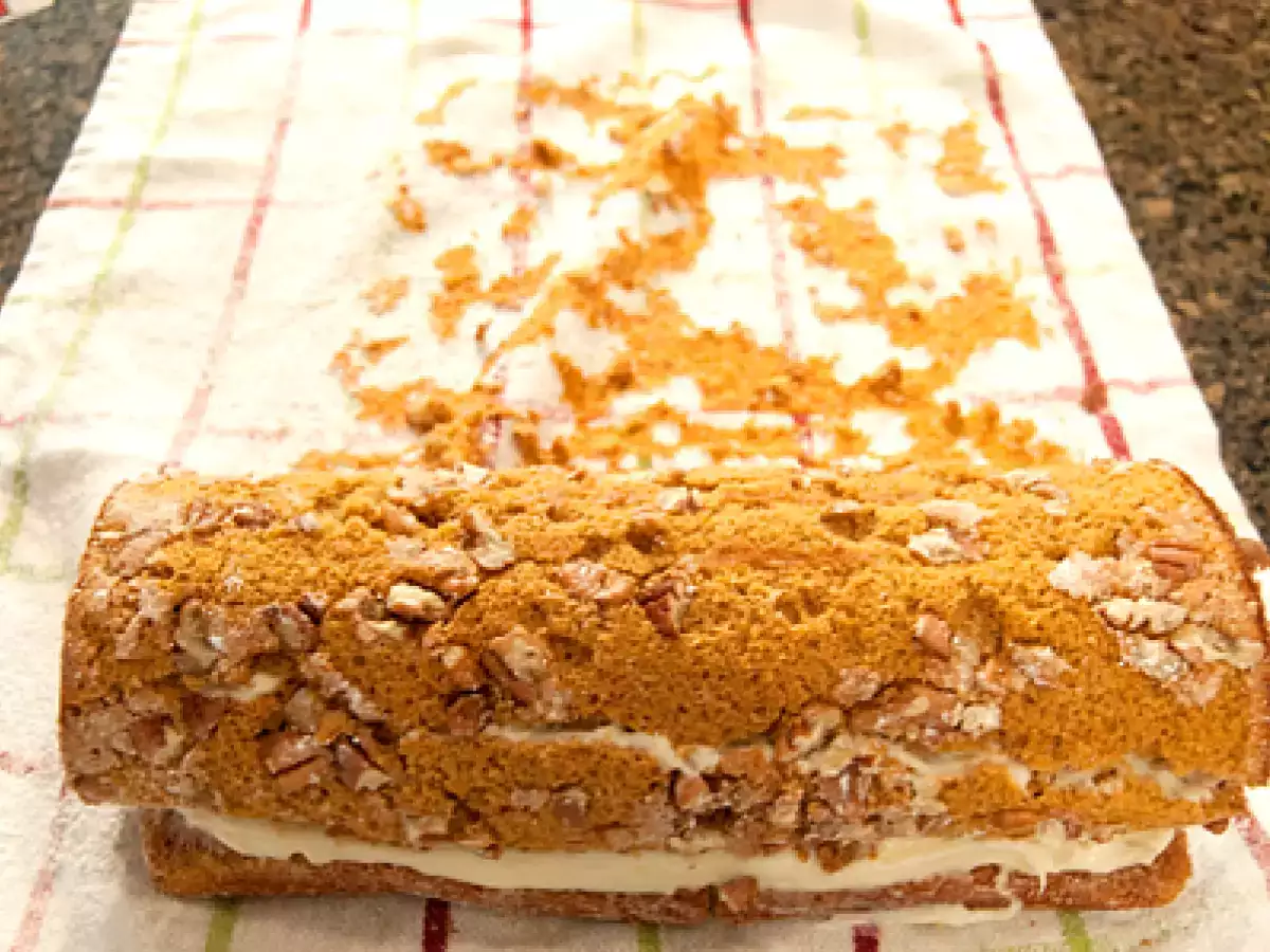 Cream Cheese Filled Pumpkin Roll - photo 2