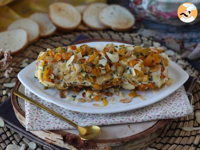 Cream cheese log with apricots and almonds: the perfect party appetizer! - photo 5