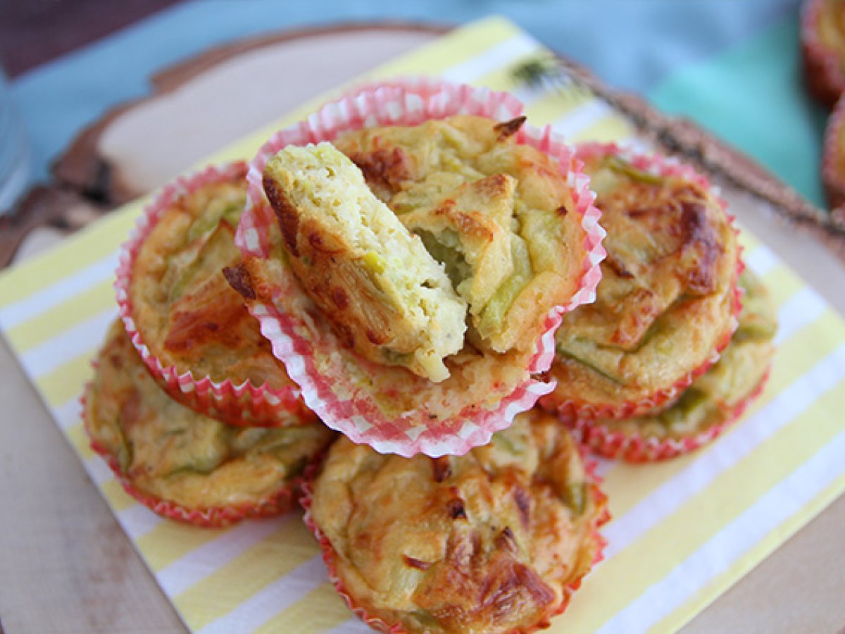 Creamed leeks muffins - photo 3