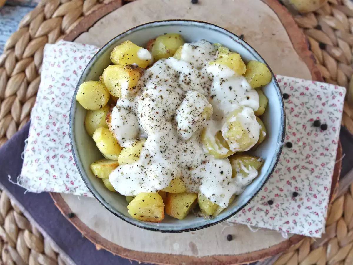 Creamy baked cacio e pepe potatoes: the easy side dish that drives everyone crazy! - photo 6