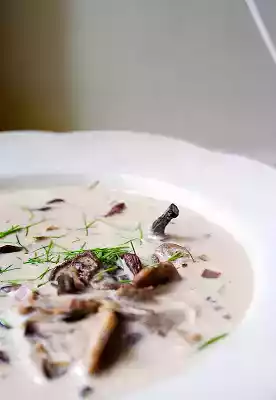 Creamy chanterelle soup recipe