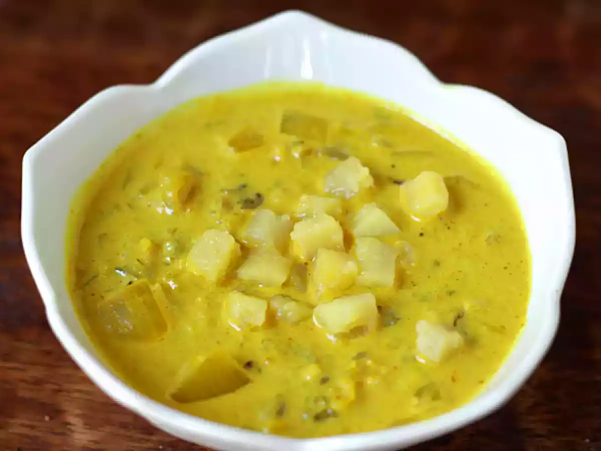 Creamy Coconut Curry Wild Rice Soup, aka Sunshine Soup