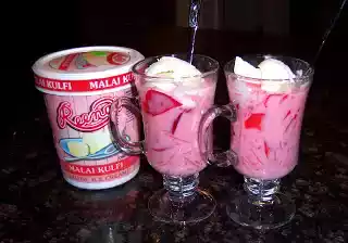 Creamy falooda milk shake recipe