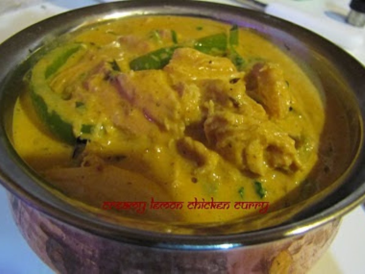 Creamy Lemon Chicken Curry