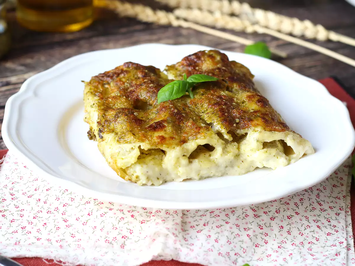 Creamy pesto cannelloni au gratin: an easy, delicious recipe - photo 5