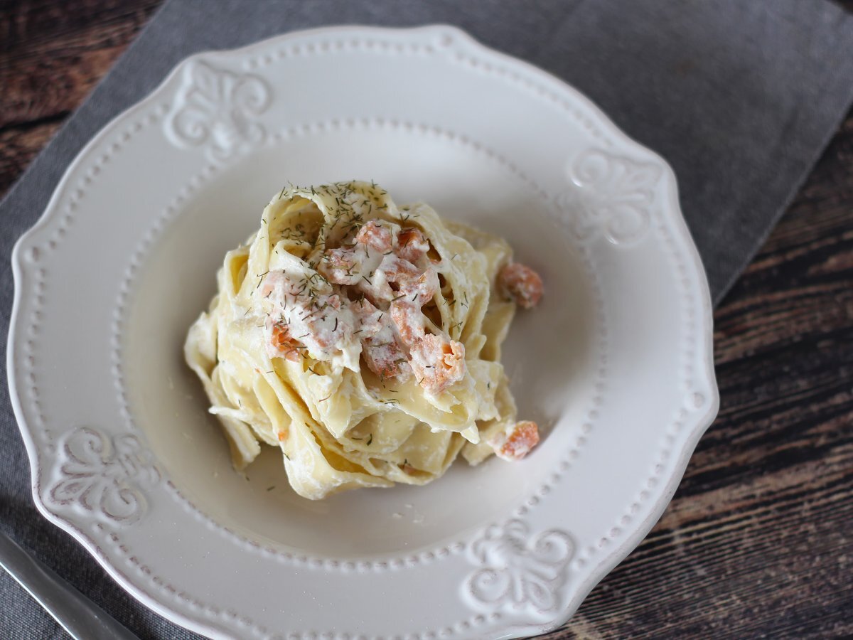 Creamy Smoked Salmon Ricotta Pasta - photo 2