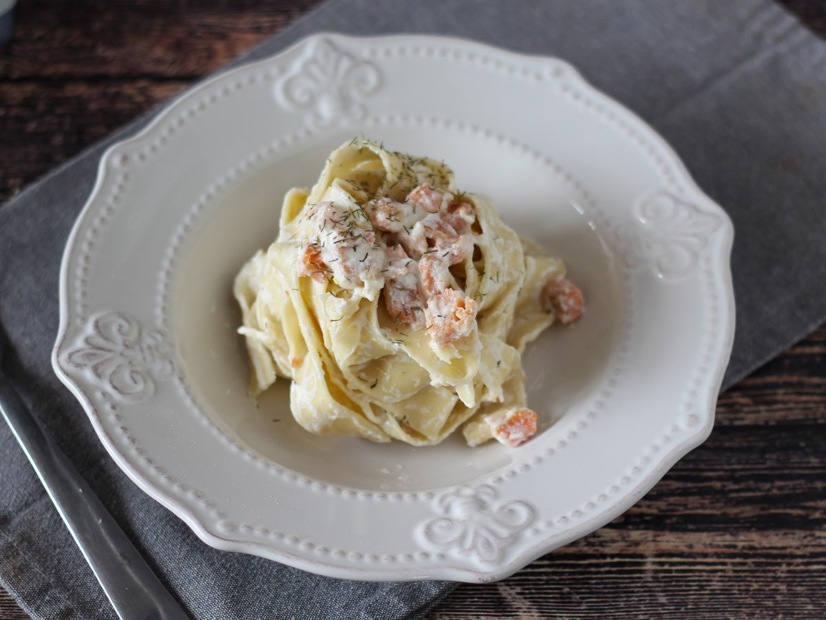 Creamy Smoked Salmon Ricotta Pasta - photo 3