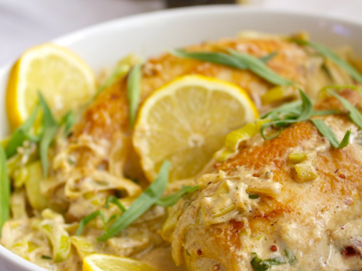 Creamy Tarragon-Dijon Chicken with Leeks - photo 2