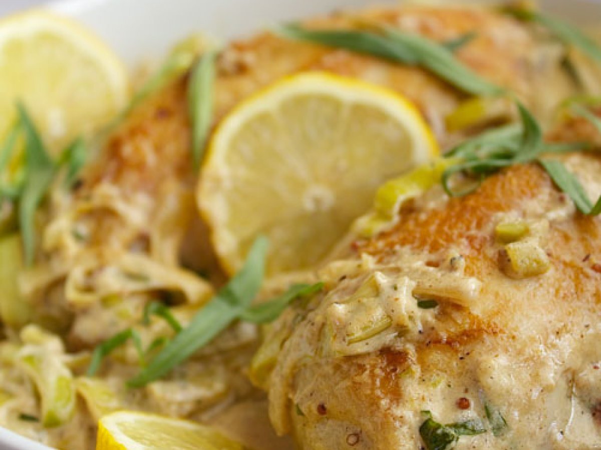 Creamy Tarragon-Dijon Chicken with Leeks - photo 3