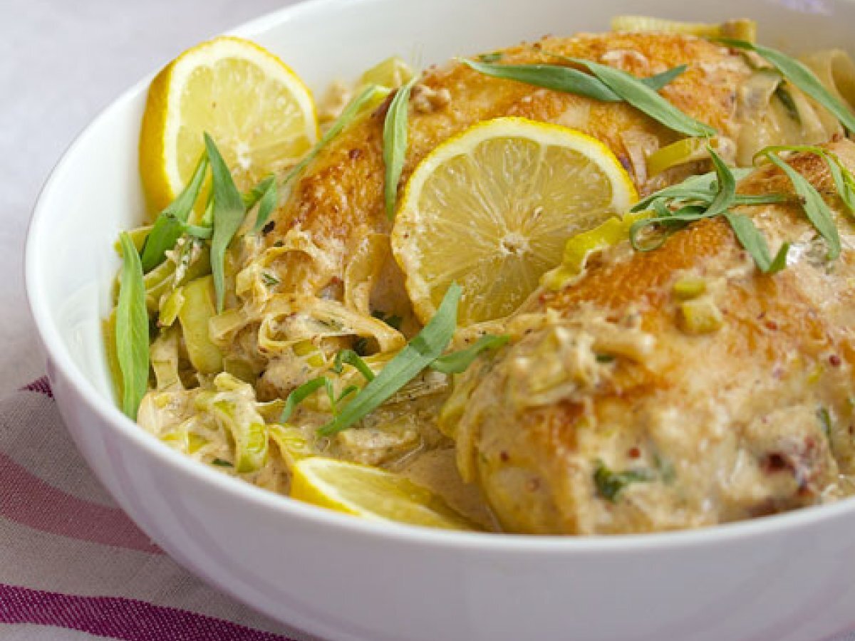 Creamy Tarragon-Dijon Chicken with Leeks - photo 4