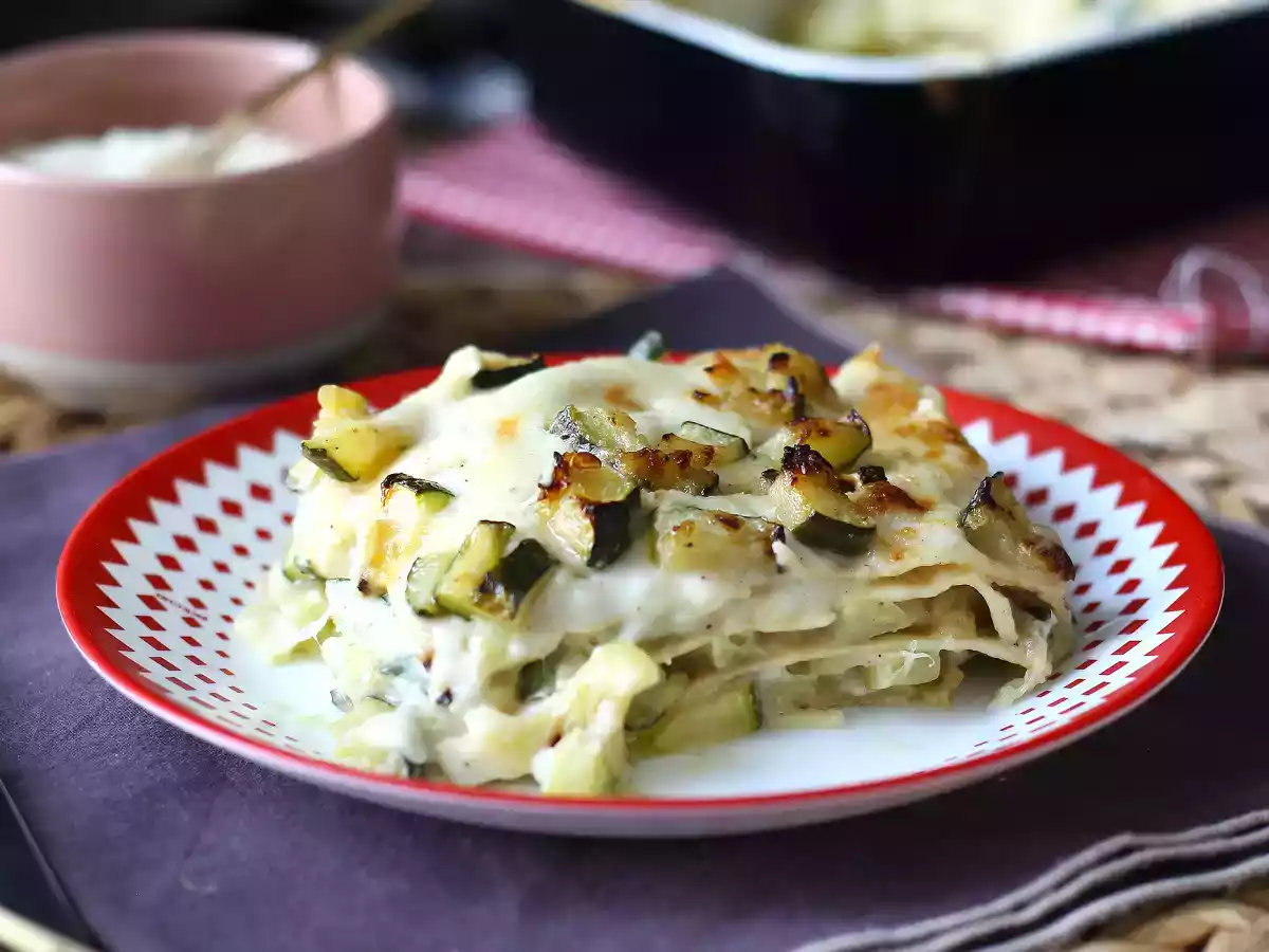 Creamy zucchini lasagna: the best vegetarian recipe to try!