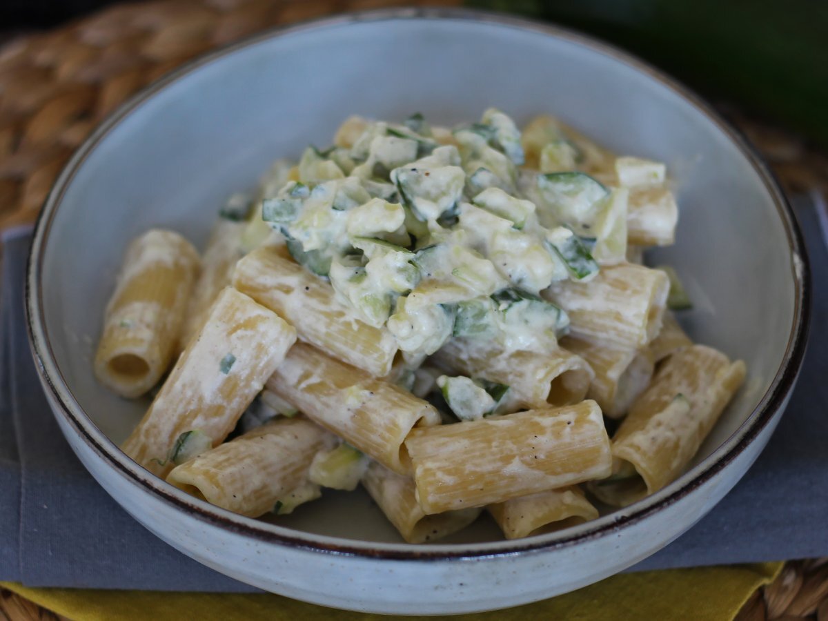 Creamy zucchini pasta, a tasty and easy to prepare recipe - photo 4