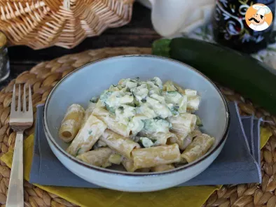 Creamy zucchini pasta, a tasty and easy to prepare recipe, photo 2