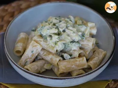 Creamy zucchini pasta, a tasty and easy to prepare recipe, photo 4
