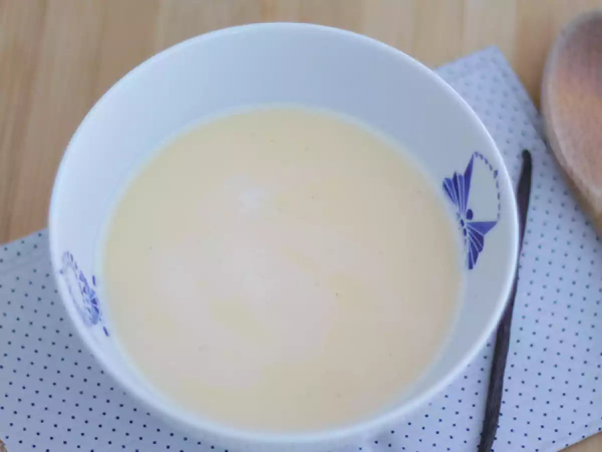 Creme anglaise, vanilla custard - video recipe ! - photo 3