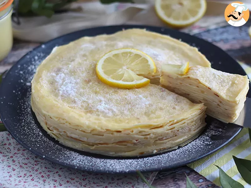 Crepes cake with lemon curd - Video recipe! - photo 6