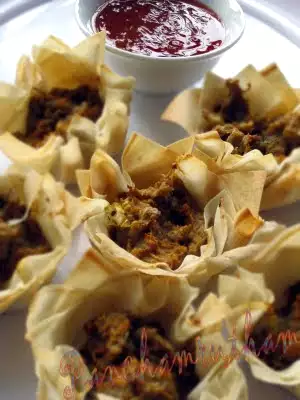 Crispy Chicken cups
