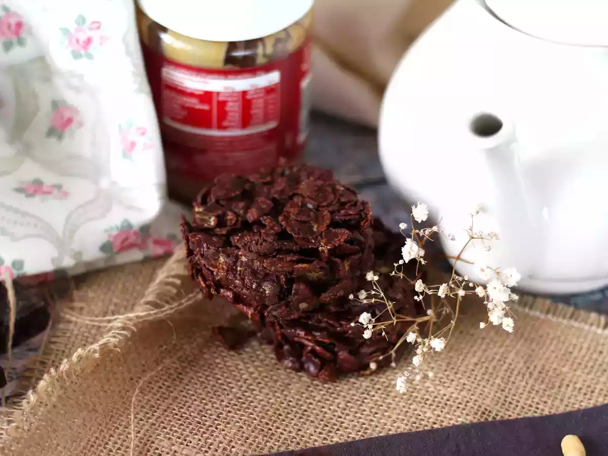 Crispy chocolate peanut sand roses - photo 3