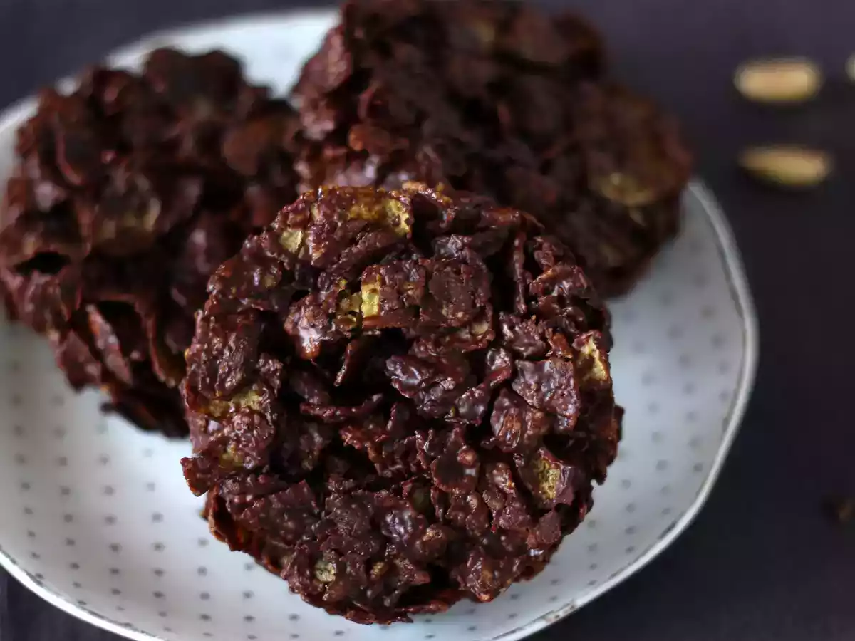Crispy chocolate peanut sand roses - photo 4