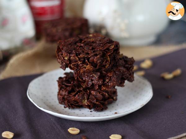 Crispy chocolate peanut sand roses