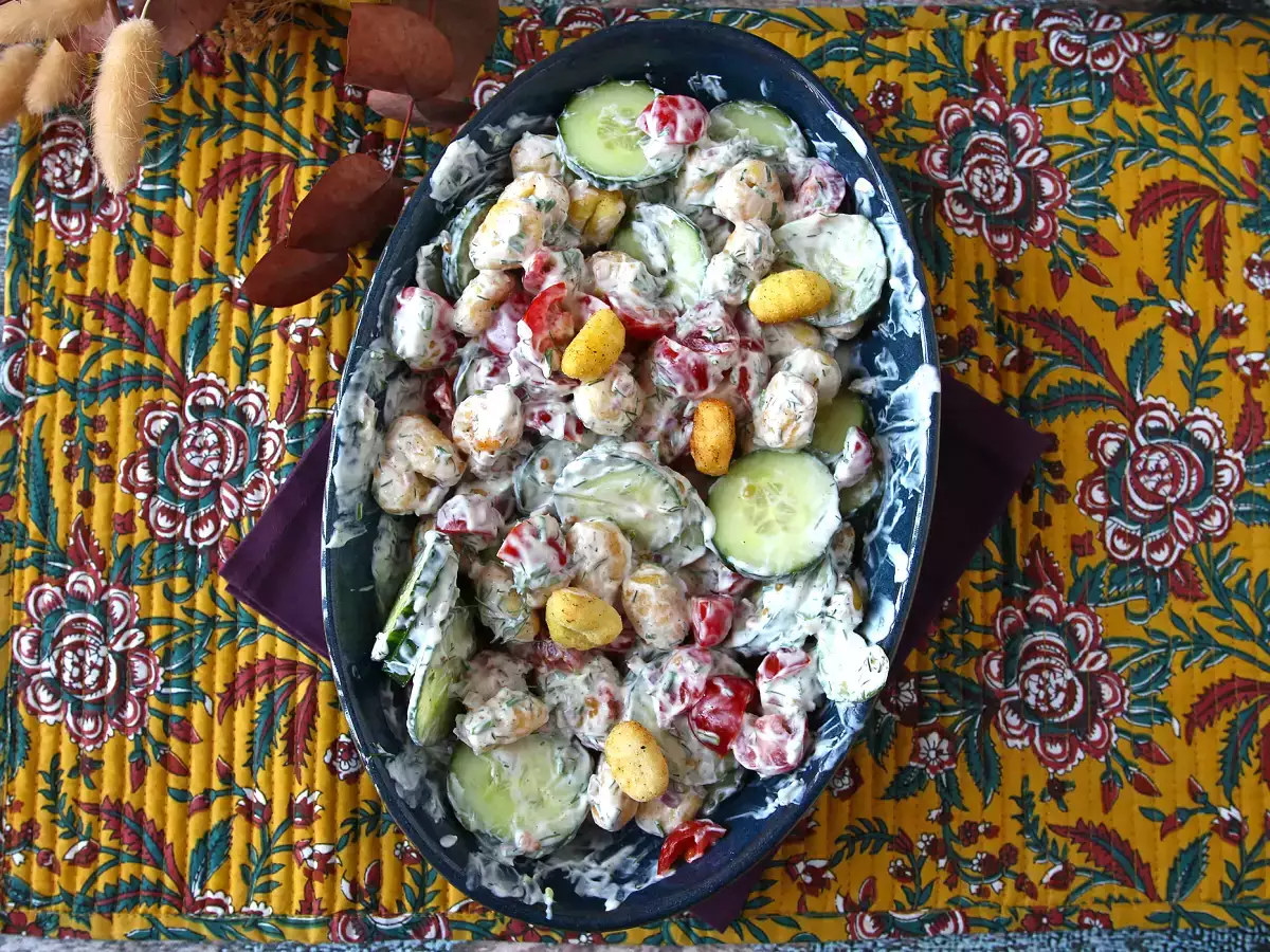 Crispy gnocchi salad, ultra trendy, gourmet and balanced, perfect for summer! - photo 5