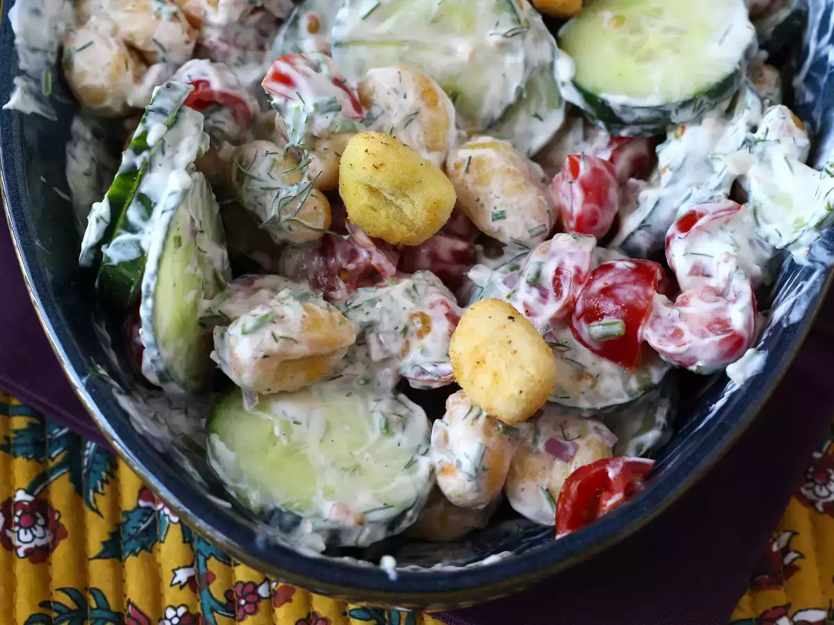 Crispy gnocchi salad, ultra trendy, gourmet and balanced, perfect for summer! - photo 6