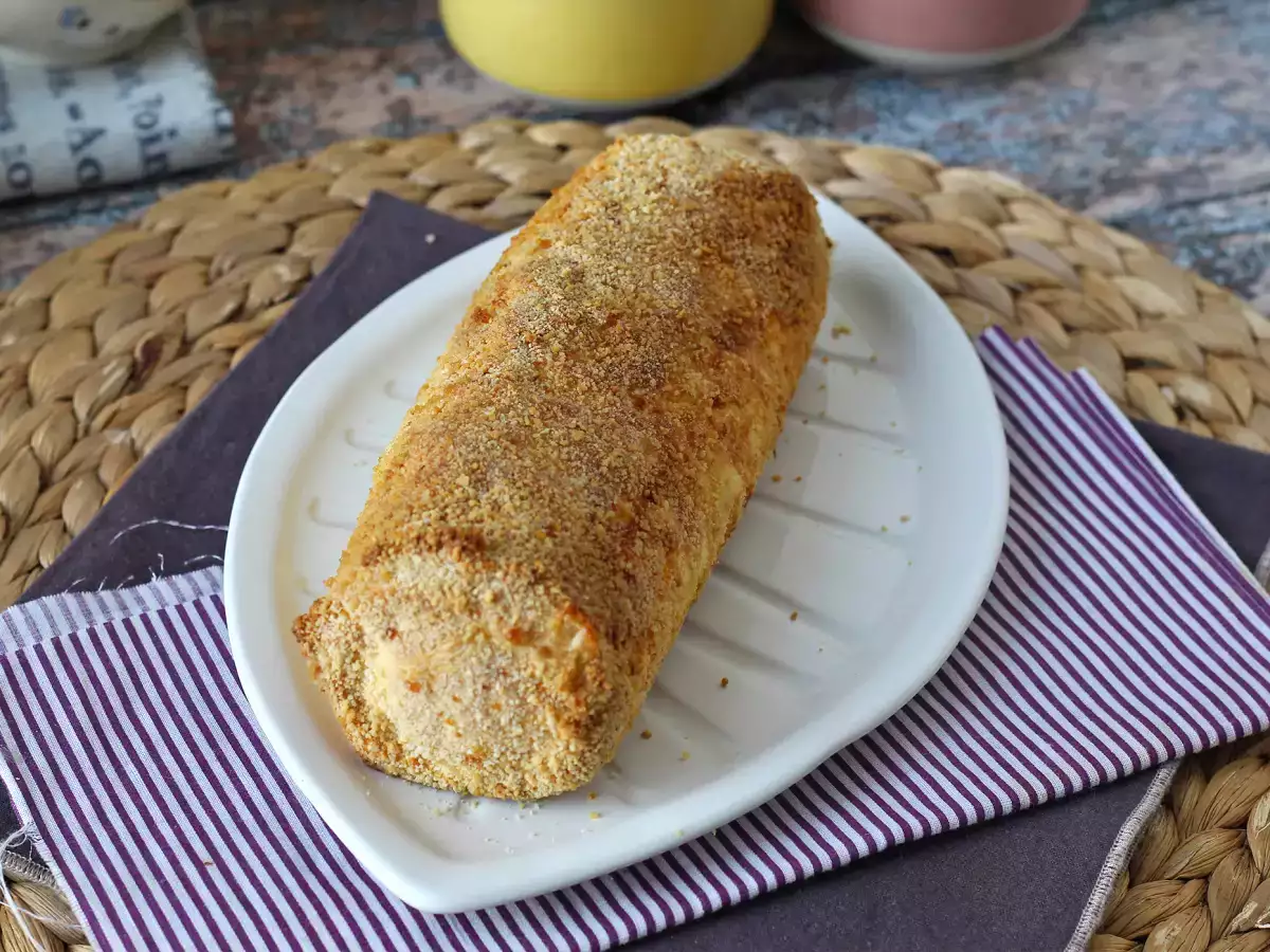 Crispy, gooey breaded goat cheese log in the air fryer: the ultimate comfort food! - photo 2