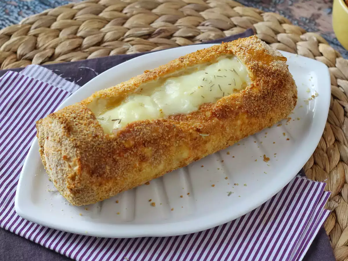 Crispy, gooey breaded goat cheese log in the air fryer: the ultimate comfort food! - photo 4