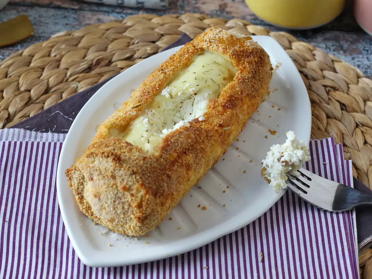 Crispy, gooey breaded goat cheese log in the air fryer: the ultimate comfort food! - photo 5