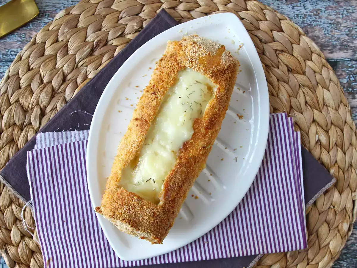 Crispy, gooey breaded goat cheese log in the air fryer: the ultimate comfort food! - photo 8