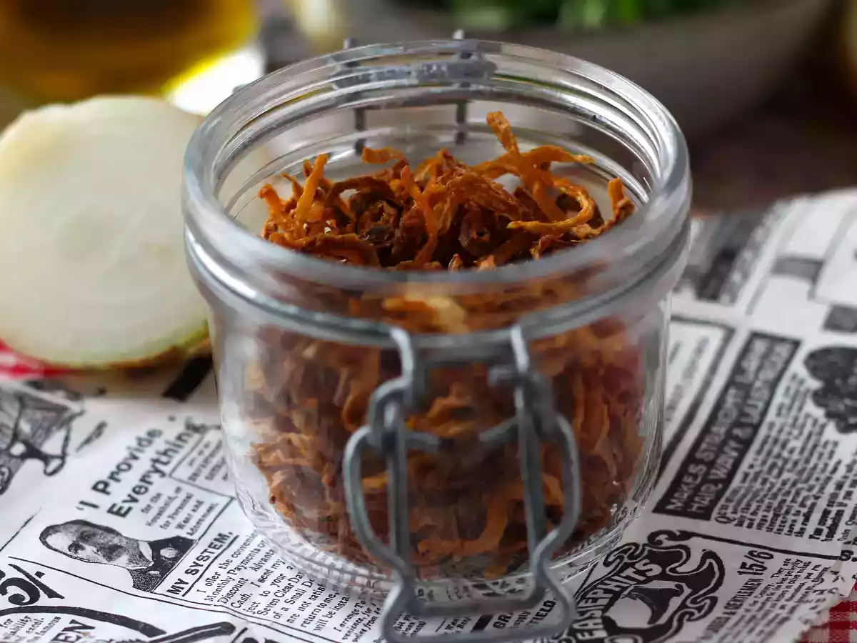 Crispy onions in the airfryer, super crispy and tasty
