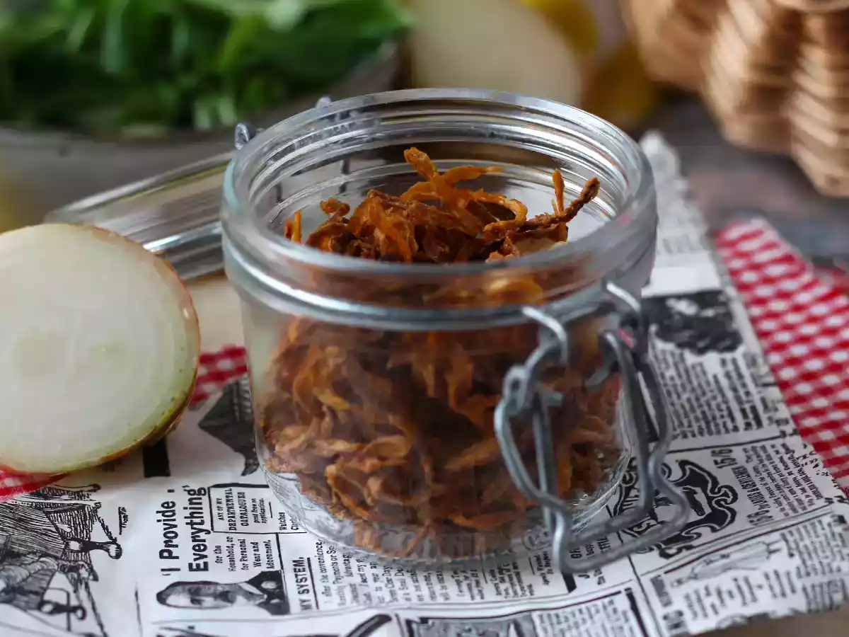 Crispy onions in the airfryer, super crispy and tasty - photo 3