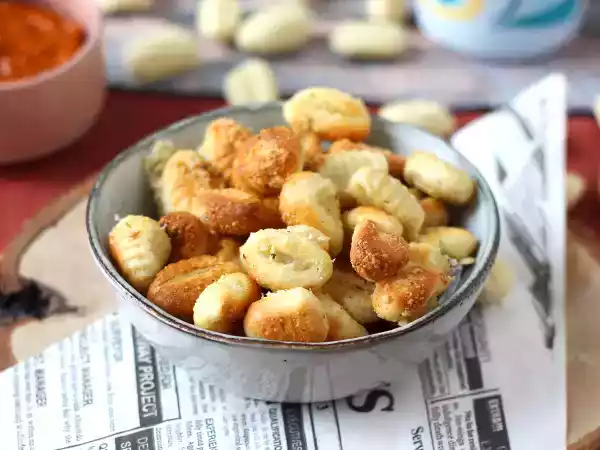 Recipe Crispy parmesan gnocchi in the airfryer