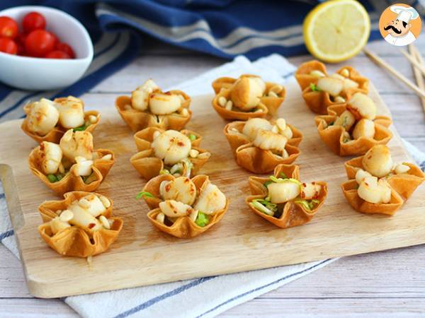 Crispy scallops in filo pastry - photo 2