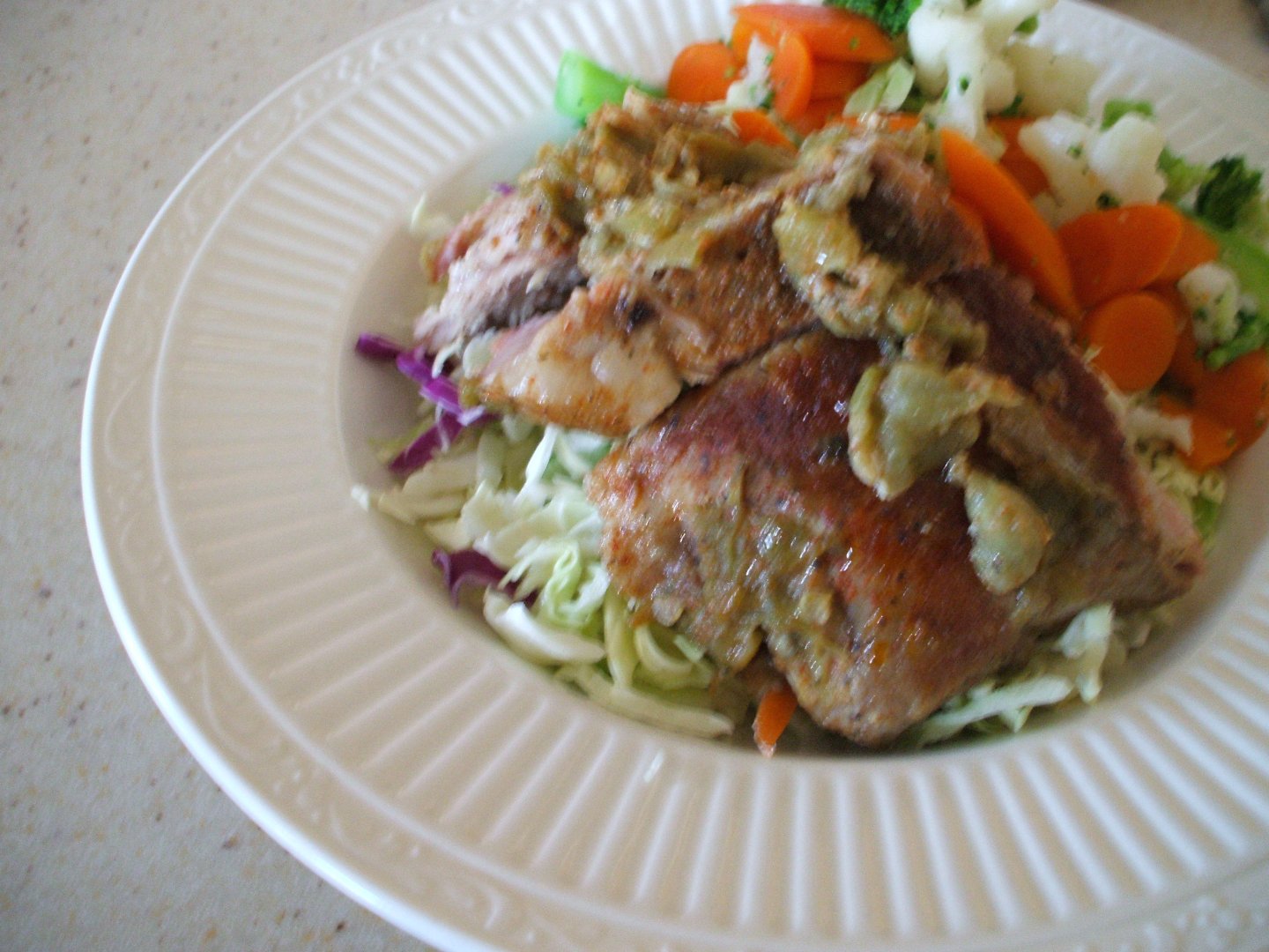 Crock pot smoked green chile pork, Recipe Petitchef