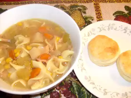 Crockpot chicken noodle soup recipe