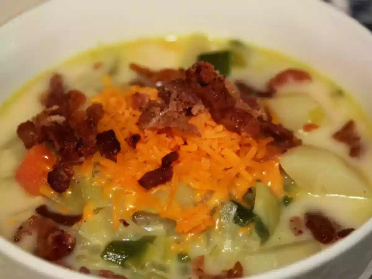 Crockpot Potato Leek Soup