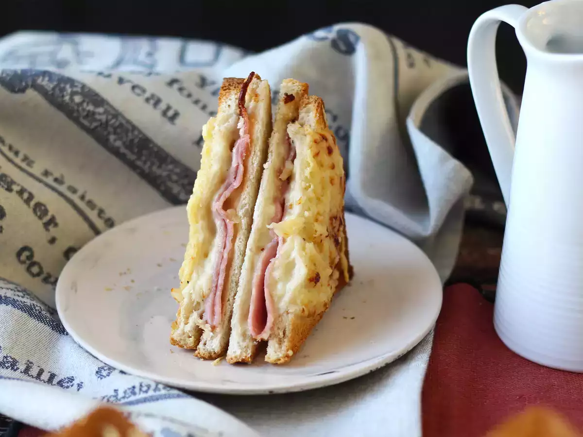 Croque-monsieur in the air fryer - photo 3